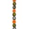 12 Packs: 17 ct. (204 total) Khaki, Orange & Blue Ceramic Coin Beads, 10.5mm by Bead Landing™